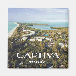 Imán Isla Captiva, Florida Vista Aérea Foto