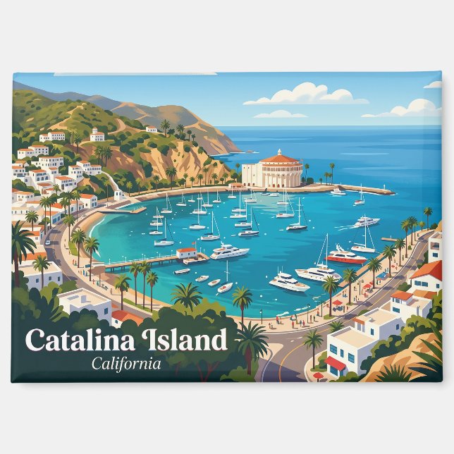 Imán Isla Catalina EE. UU. (Anverso)