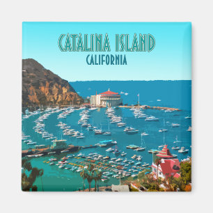 Imán Isla Catalina Santa Catalina California Vintage