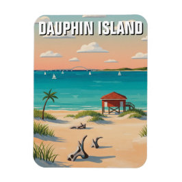 Imán Isla Dauphin Alabama Viajes