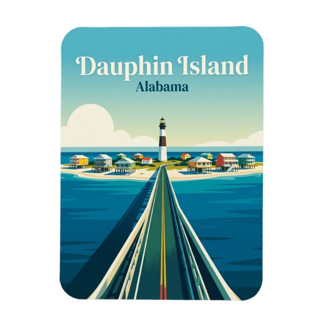 Imán Isla Dauphin EE. UU. (Vertical)