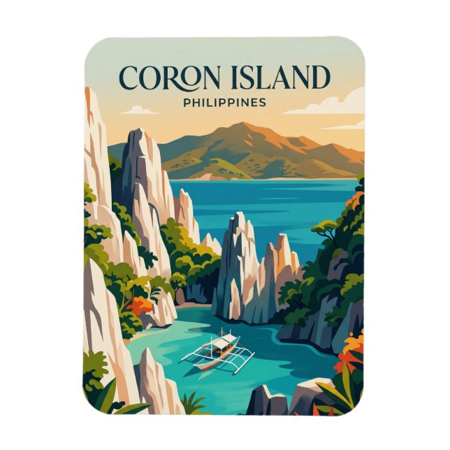 Imán Isla de Coron Filipinas (Vertical)