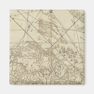 Imán Isla de Cuba con parte de los bancos bahama