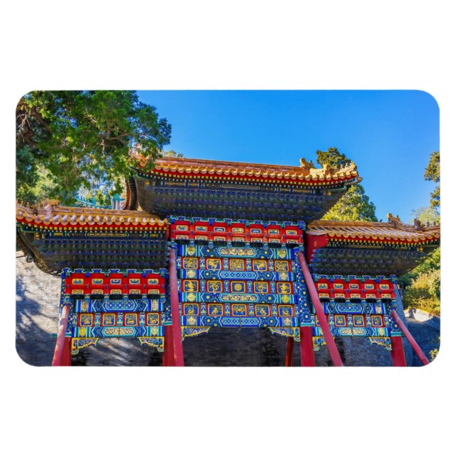 Imán Isla de flores Red Blue Gate (Horizontal)