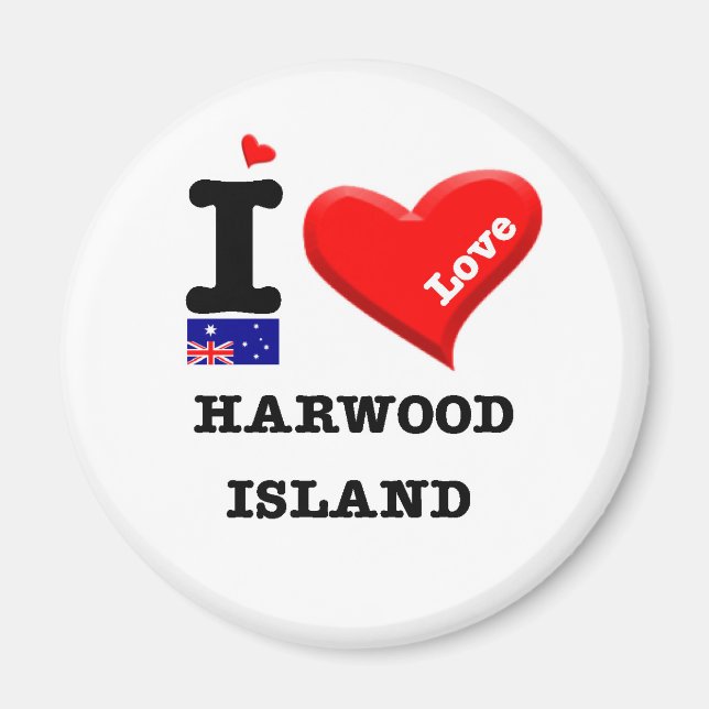 Imán ISLA DE HARWOOD - Amo (Frente)