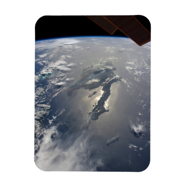Imán Isla De La Española Con Sunglin (Vertical)