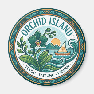 Imán Isla de la Orquídea, Yeyou, condado de Taitung, Ta