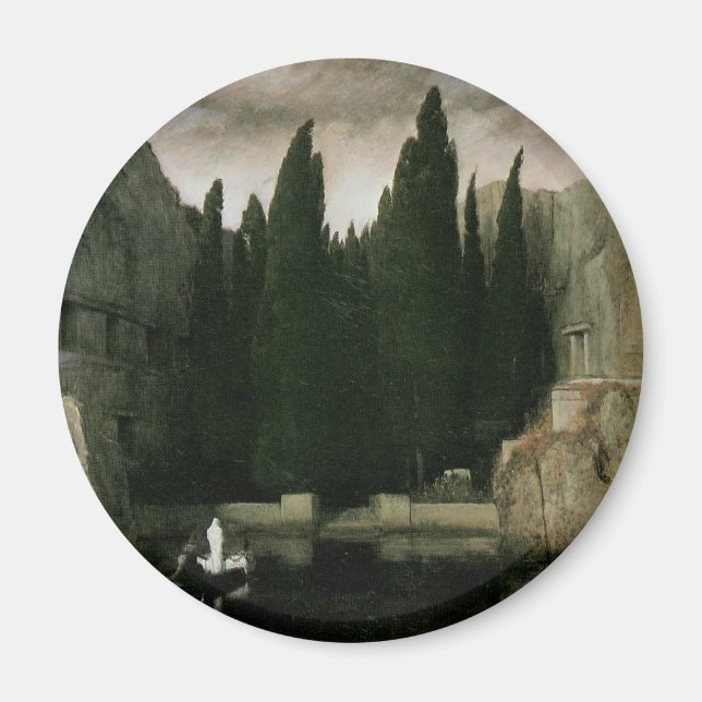 Imán Isla de los Muertos de Arnold Böcklin, Arte Simbol (Frente)