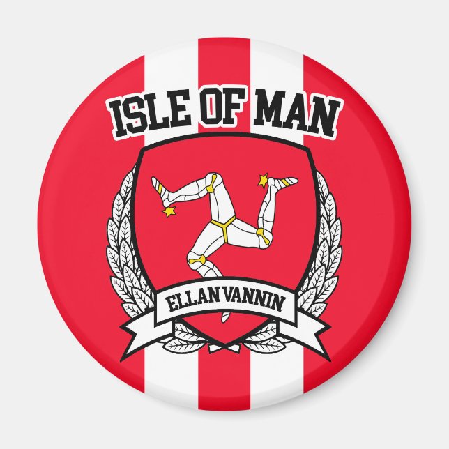 Imán Isla de Man (Frente)