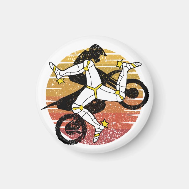 Imán Isla de Man Deportes Motocross (Frente)