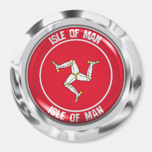 Imán Isla de Man Ronda Emblem