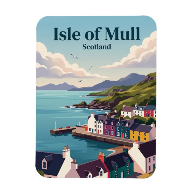 Imán Isla de Mull Escocia (Vertical)