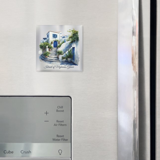 Imán Isla de Mykonos, Grecia (In situ (nevera))