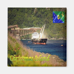 Imán ISLA de NAVIDADES zCX005, Panorama, Oceanía, Fridg