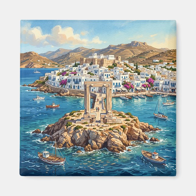 Imán Isla de Naxos Grecia (Frente)