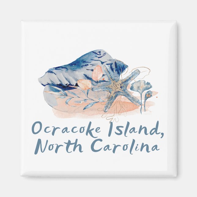 Imán Isla de Ocracoke (Frente)