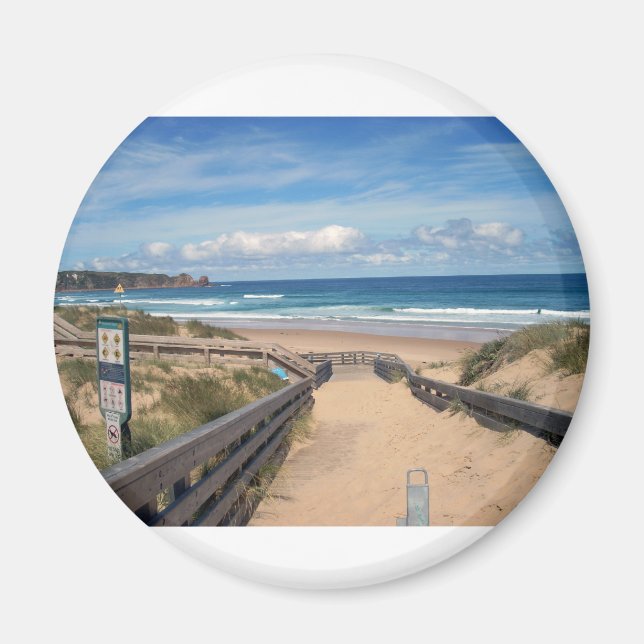 Imán isla de philip playa australia (Frente)