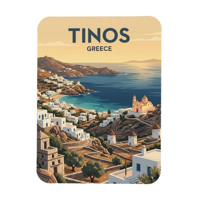 Imán Isla de Tinos Grecia (Vertical)