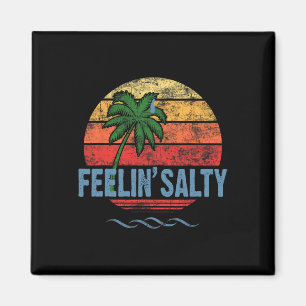 Imán Isla de vacaciones sintiendo salado surf retro pal