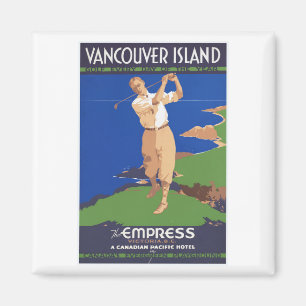 Imán Isla de Vancouver del golf Canadá