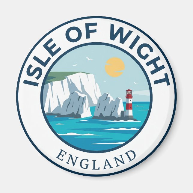 Imán Isla de Wight Inglaterra (Frente)