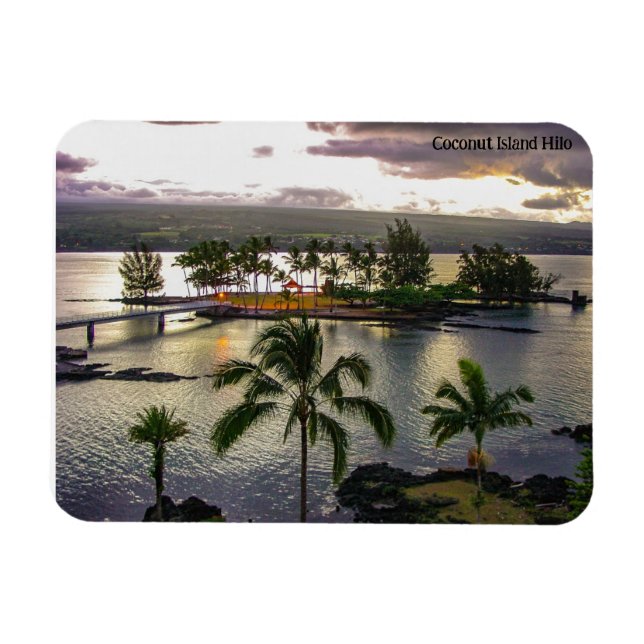Imán Isla del Coco Hilo Hawái (Horizontal)