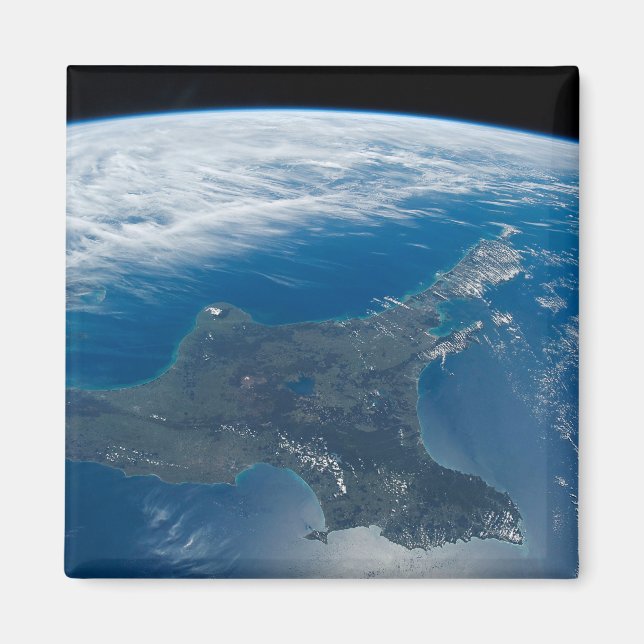 Imán Isla del Norte de Nueva Zelanda. (Frente)