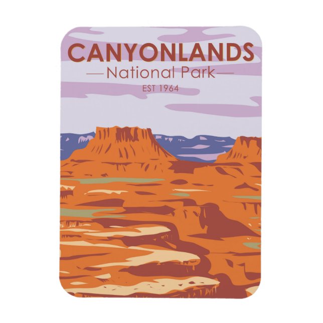 Imán Isla del Parque Nacional de los Cañones en Sky Ret (Vertical)