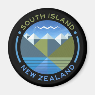 IMÁN ISLA DEL SUR NUEVA ZELANDIA