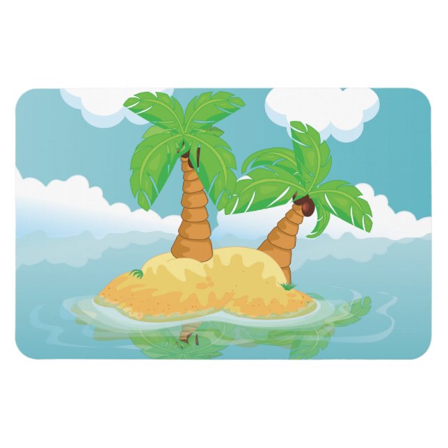 Imán Isla desierta (Horizontal)