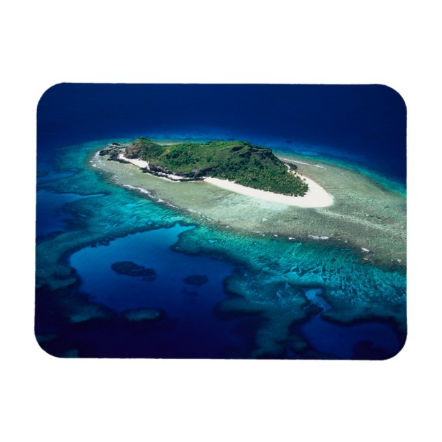 Imán Isla Eori, Islas Mamanuca, Fiji - aérea (Horizontal)