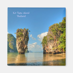 Imán Isla famosa de Ko Tapu en Tailandia
