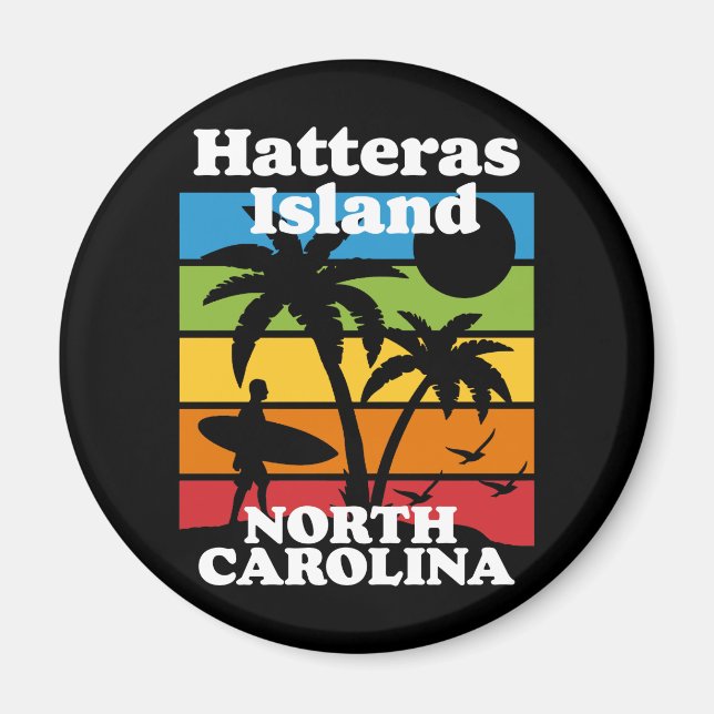 Imán Isla Hatteras, Carolina del Norte (Frente)