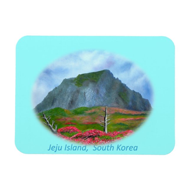Imán Isla Jeju Corea (제 주 도) (Horizontal)