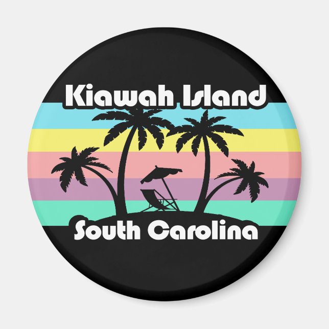Imán Isla Kiawah Carolina del Sur (Frente)