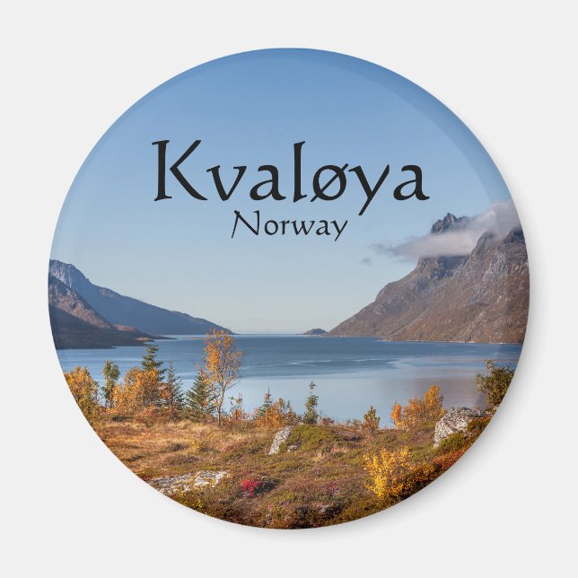 Imán Isla Kvaloya Noruega (Frente)