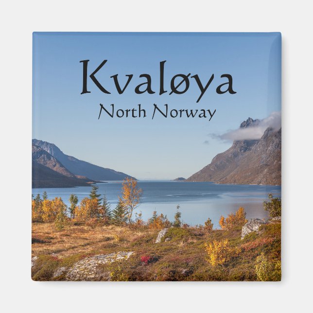 Imán Isla Kvaloya Noruega (Frente)