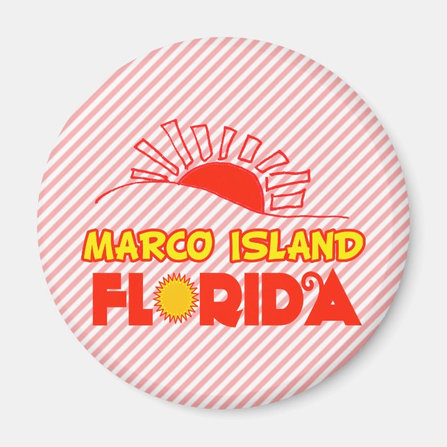 Imán Isla Marco, Florida (Frente)
