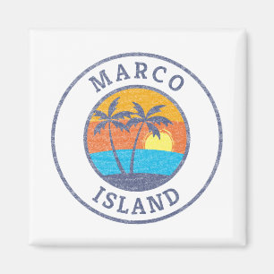 Imán Isla Marco, Florida Faded Estilo clásico