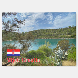 Imán Isla Mljet en Croacia, viajar
