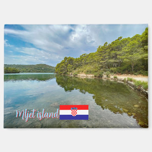 Imán Isla Mljet en Croacia, viajar