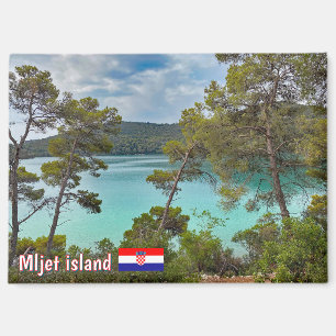 Imán Isla Mljet en Croacia, viaje