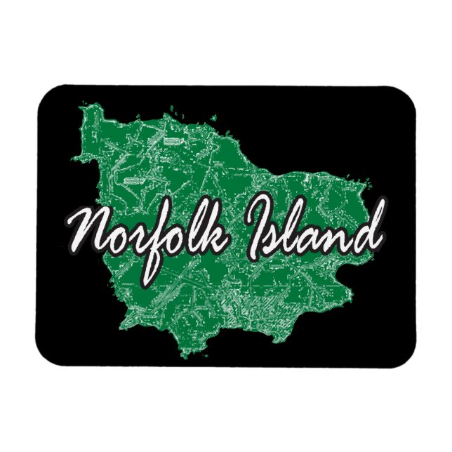 Imán Isla Norfolk (Horizontal)