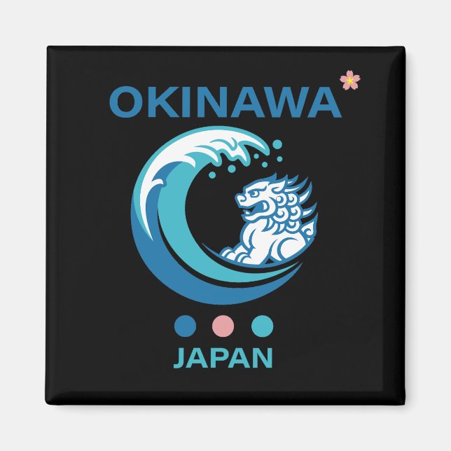 Imán Isla Okinawa Japón (Frente)