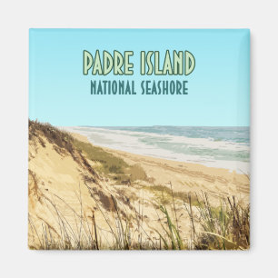 Imán Isla Padre Mar de Texas