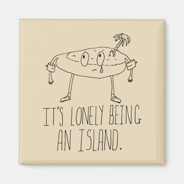 Imán Isla personalizado (Frente)