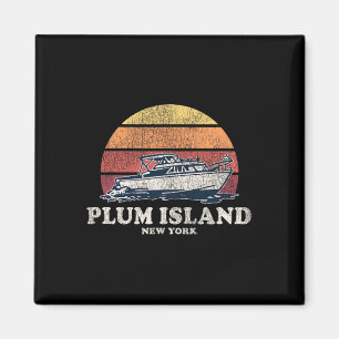 Imán Isla Plum Ny Embarcaciones Antiguas 70s Diseño De