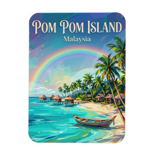 Imán Isla Pom Pom Malasia