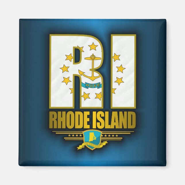 Imán Isla Rhode (RI) (Frente)