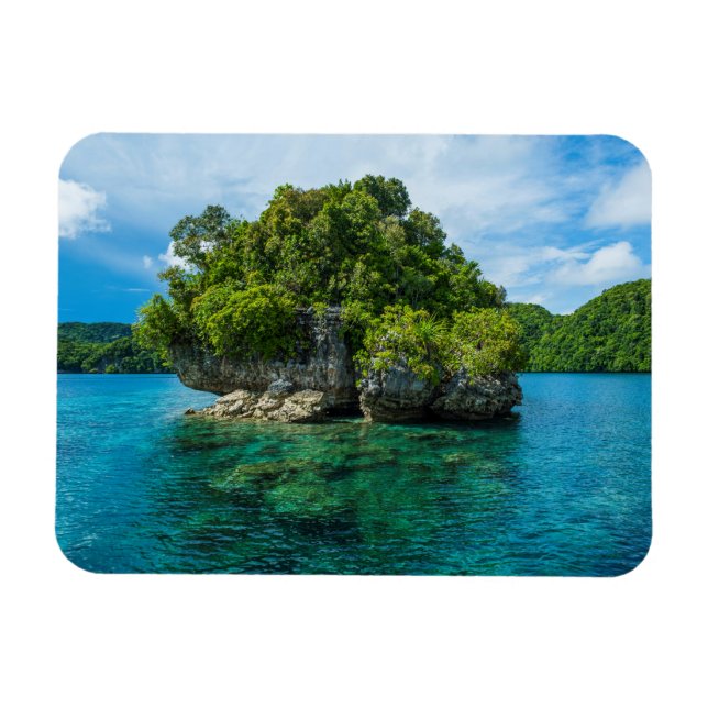 Imán Isla Rock en Islas Rock (Horizontal)